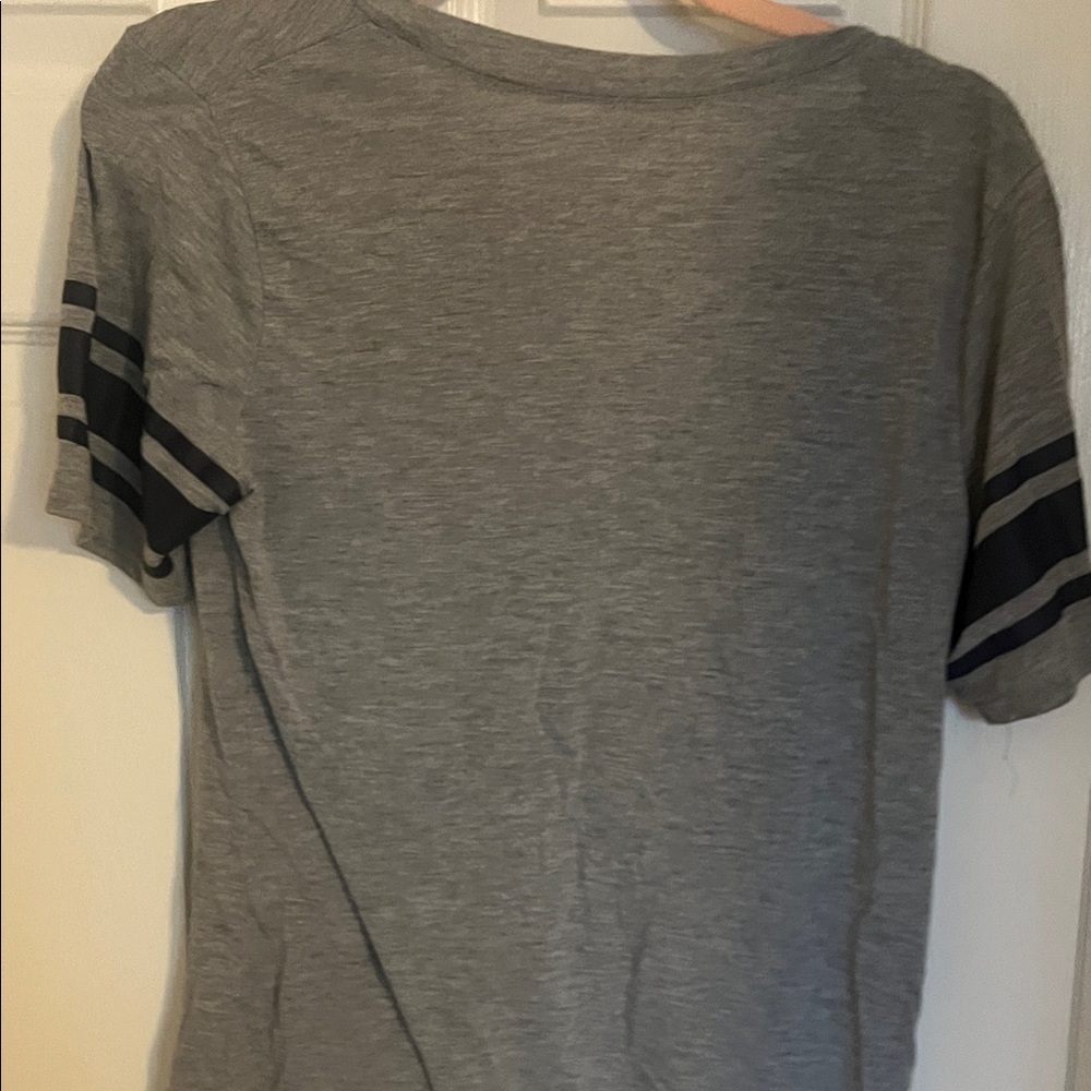 Disney Mickey Mouse Gray and Black Short Sleeve Tee - Picture 3 of 5